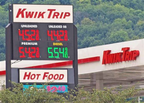 Kwik trip gas prices appleton - More. Known as Kwik Trip in Minnesota, Michigan, and Wisconsin, and as Kwik Star in Iowa, our convenience store brand has grown to over 800 stores. We serve an assortment of coffee and fountain drinks, both hot and fresh food, plus a wide array of snack items and essentials. Our stores take pride on our friendly service, clean bathrooms, and ...
